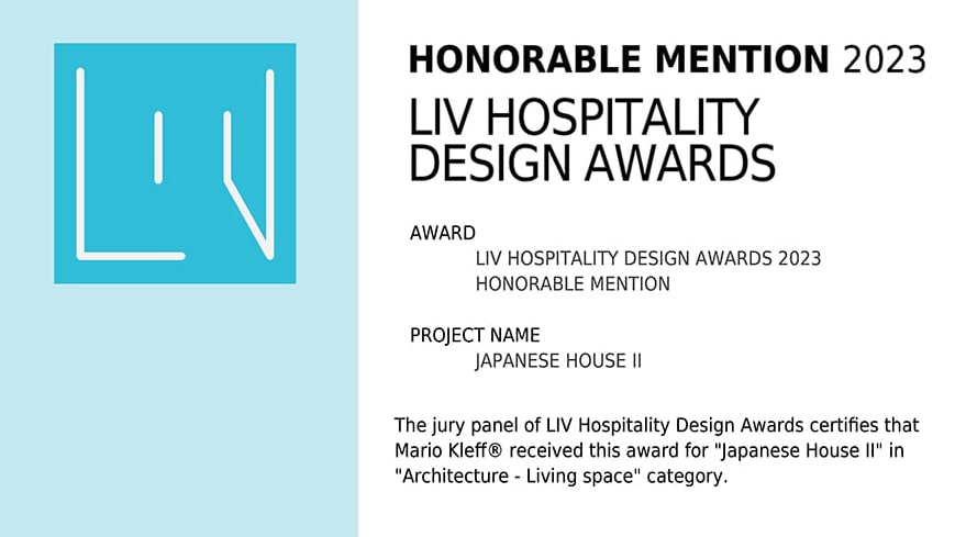Mario Kleff LIV Hospitality Design Awards