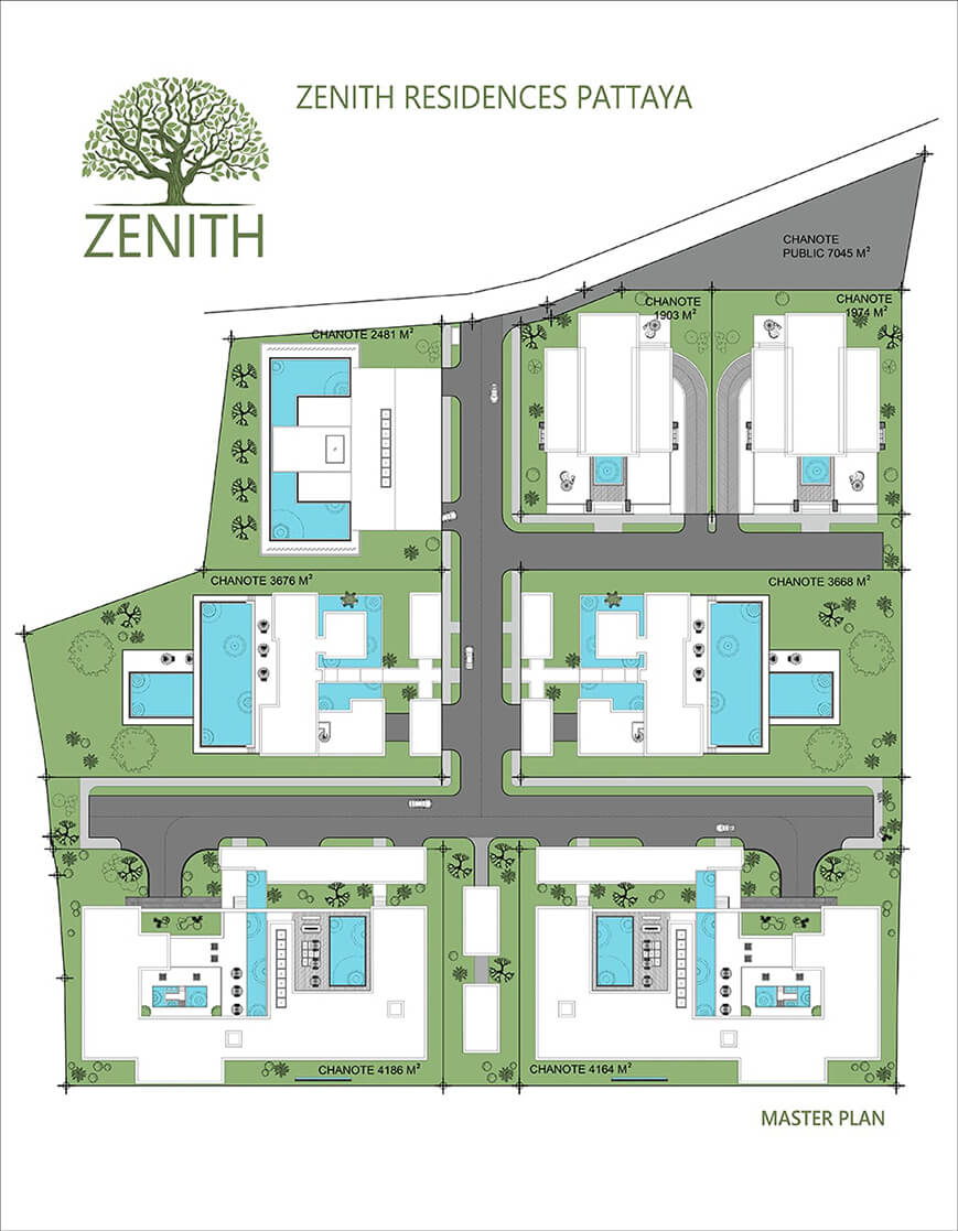 Master Plan Zenith residences Pattaya